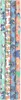 Four rolls of wrapping paper with Stitch characters and patterns. Produktbild-Vorschau