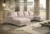 Ecksofa VALTOR 320x185 cm mit Schlaffunktion, Produktbild-Vorschau 8