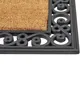 BELIANI Rohožka prírodné kokosové vlákno 45 x 75 cm PVC Náhľad obrázku produktu 5