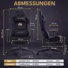 CRELIV -Ergonomischer Gamingstuhl aus Samt mit Produktbild-Vorschau 9