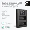 CELLONIC Chargeur Double NP-W126S NP-W126 Smart et Rapide Voir les images du produit 2