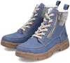 Rieker 72330 Stiefeletten Jeans/Schwarz-Kiesel Größe EU 39 Produktbild-Vorschau 4