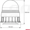 LED Warnleuchte Blitz 80 LED Magnet 12V 24V ECE R10 IP56 Produktbild-Vorschau 10
