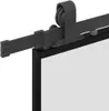 vidaXL Posuvné dveře s kováním černé 90x205 cm tvrzené sklo Náhled obrázku produktu 6