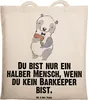Mr. & Mrs. Panda Schultasche Barkeeper Herz - Transparent - Produktbild-Vorschau 1