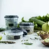 Sada dóz na potraviny se závitem Rukkola - black Náhled obrázku produktu 9