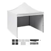 A white pop-up tent with its accessories laid out below, on a white background. Anteprima dell’immagine prodotto