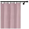 Vorhang aus Velours mit Kräuselband 140x260 cm Puderrosa Produktbild-Vorschau 4