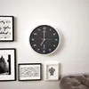 Rádiom ovládané nástenné hodiny s pohonom Quartz čierne 31 Náhľad obrázku produktu 2