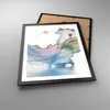 Gerahmtes Poster - Schwarzer Rahmen - Wellen Berge Fee - Produktbild-Vorschau 3