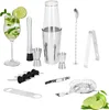 SPRINGOS Shaker Cocktail Set in acciaio inox 14 pezzi Anteprima dell’immagine prodotto 2