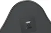 A close-up view of the bottom of a black mirror, showing a square indentation with a cross-shaped pattern. Náhľad obrázku produktu