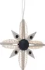 Christbaumschmuck Spanstern „braun“ 4 Bäumchen geschlitzt Produktbild-Vorschau 1