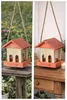 Muntel Vogelhaus, wetterfest aus robustem Holz, Futterhaus Produktbild-Vorschau 2