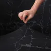 Klubová židle kryt, Stretch Elastan odnímatelné černé Art Náhled obrázku produktu 12