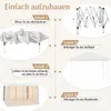 Gazebo COSTWAY 4x4 m, gazebo pieghevole pop-up con 4 Anteprima dell’immagine prodotto 7