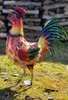Hahn bunt Metallhahn groß 55cm Tierfigur Bauernhof Haus Hof Produktbild-Vorschau 4