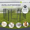 An outdoor playpen for pets, shown on grass with images of various animals around it. Podgląd zdjęcia produktu