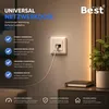 B.E.S.T. Universal Netzwerkdose Aufputz/Unterputz 2x RJ45 weiß CAT6A CAT7 CAT8 – Produktbild 6 Produktbild-Vorschau