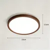 JDONG LED Deckenleuchte Flach Rund Ø23CM Deckenlampe Rund Produktbild-Vorschau 7