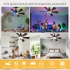 Deckenventilator mit Beleuchtung und Fernbedienung, E27 Produktbild-Vorschau 4