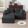 Modulsofa de Cord, flexible y combinable como sofá de dos Vista previa de la imagen del producto 1