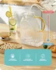 Baffect Karaffe Glas mit Deckel, 1.8L/63oz Kühlschrank Produktbild-Vorschau 2
