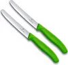 Lot De 2 Couteaux De Table Ou à Tomate 10 Cm Vert - Voir les images du produit 4