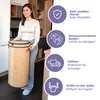 Tropi® Bambus Müllsackständer für Gelbe Säcke – 80L Gelber Produktbild-Vorschau 4