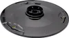 The underside of a black circular cutting disc for a robotic lawnmower. Produktbild-Vorschau
