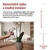 LED GROW pěstební lampa 8 W, časovač, stmívatelná, bílá Náhled obrázku produktu