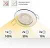 Oktaplex 9er Set LED Spots dimmbar 3-Stufen-Dimmer 4,8W Produktbild-Vorschau 4
