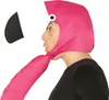 A person wearing a flamingo costume hat. Podgląd zdjęcia produktu