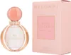A product shot of a Bvlgari Rose Goldea Eau de Parfum bottle and its packaging. Voir les images du produit