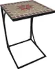 Beistelltisch mit Mosaik GARDA-120 in braun/ocker/beige, Produktbild-Vorschau 1