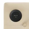 A close-up view of a USB and Type-C charging port integrated into a beige upholstered furniture item. Anteprima dell’immagine prodotto