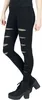 Gothicana by EMP Damen schwarze Leggings mit Netzlöchern L Produktbild-Vorschau 5