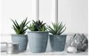 Runder Blumentopf aus Kunststoff anthrazit 12 cm Furu Produktbild-Vorschau 2