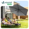 VOUNOT® VOUNOT® Sonnenschirm 270 cm knickbar UV 50+ Produktbild-Vorschau 2