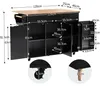 okwish Sideboard Küchenwagen mit Rollen,klappbare Produktbild-Vorschau 7