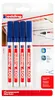 A package of four blue Edding 400 permanent markers. Anteprima dell’immagine prodotto