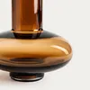 HOMLA MONERA-Vase aus bernsteinfarbenem Glas, 13,5 x 18 cm Produktbild-Vorschau 3