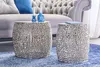 Konferenčný stolík Leaf set of 2 40cm silver 43226 Náhľad obrázku produktu 2