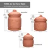 3er Set Terra Tontöpfe mit Deckel aus Terrakotta Kartoffel Produktbild-Vorschau 9