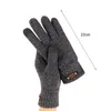 1 Paar Männer Handschuhe gestrickte Touchscreen Hohe Produktbild-Vorschau 6