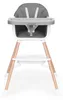 Seggiolino per bambini 2-in-1, grigio, marca ECOTOYS Anteprima dell’immagine prodotto 3