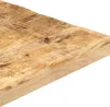 vidaXL Bistro stůl čtvercový 50x50x75 cm hrubé mangové Náhled obrázku produktu 3