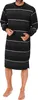 Ušlechtile vypadající pánská froté noční košile s dlouhým Náhled obrázku produktu 1
