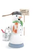 Drechslerei Kuhnert - Räucherfigur Schneemann mit Glatteis Produktbild-Vorschau 3