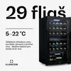 Klarstein vinotéka, 2 zóny, malá, 80 l, sklenené dvere, Náhľad obrázku produktu 3
